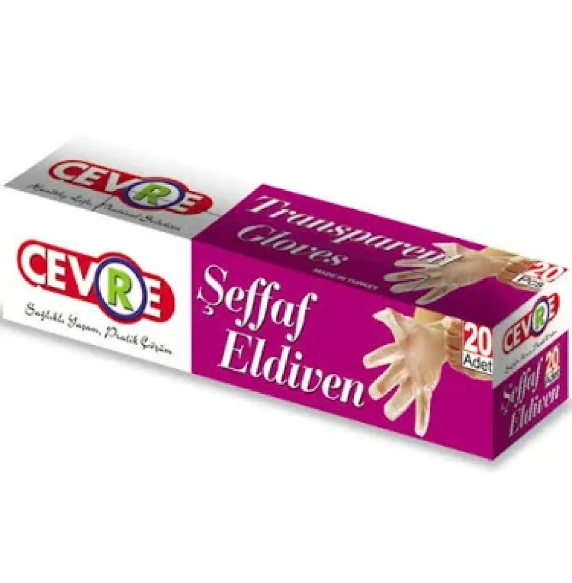 Çevre - Şeffaf Eldiven 20'li