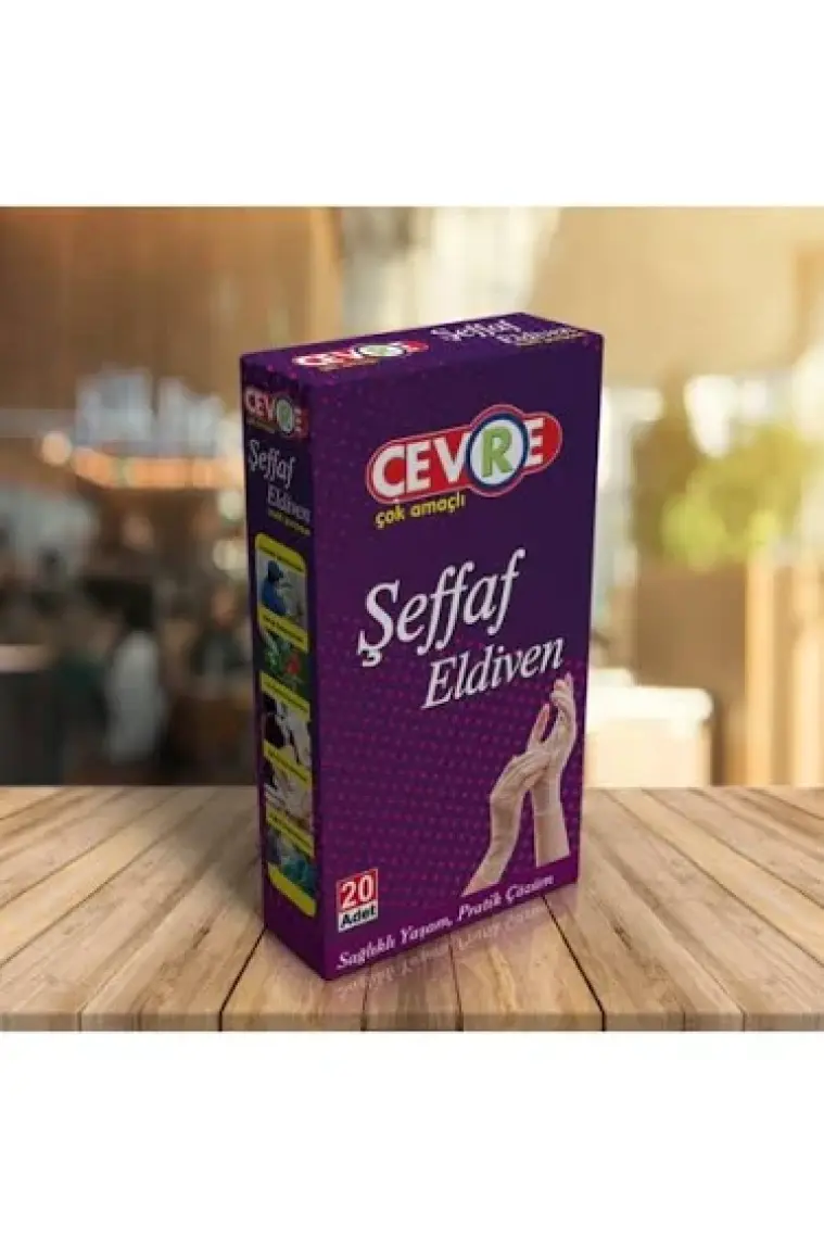 Çevre - Şeffaf Eldiven 20'li