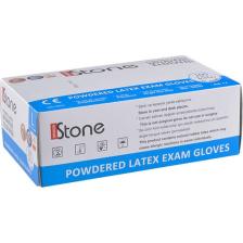 Stone Pudralı Latex Eldiven L Beyaz