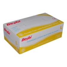 Beybi Pudrasız Lateks Eldiven 100'lü - L