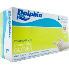 Dolphine Dolphin Lateks Eldiven Pudralı -100'LÜ