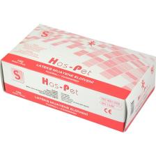 Has-Pet Latex Pudralı Eldiven 100'lü - S