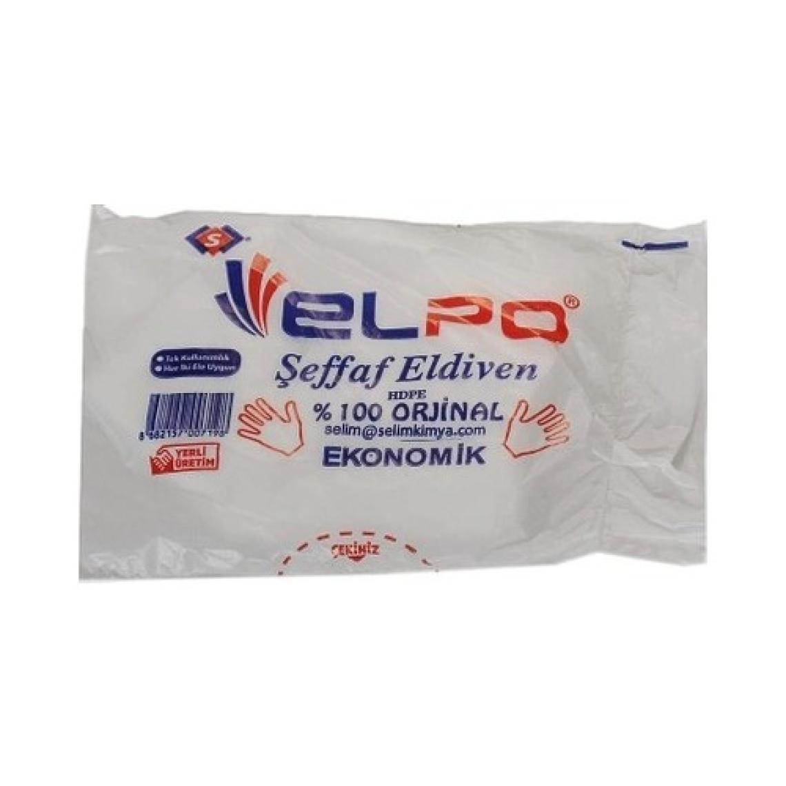 Elpo Şeffaf Eldiven 100'LÜ