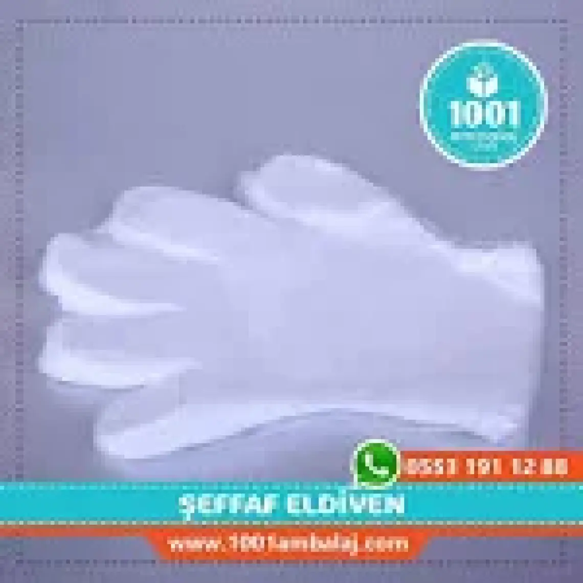 Elpo HDPE Eldiven Tek Kullanımlık Şeffaf - 100 Adet