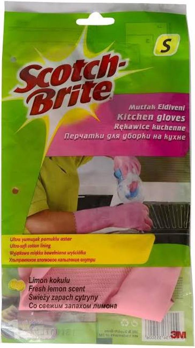 Scotch Brite Mutfak Eldiveni Limon Kokulu - Küçük Boy