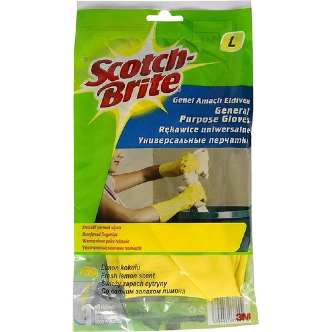 Scotch Brite Limonlu Eldiven L