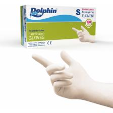 Dolphin Pudralı Lateks Muayene Eldiveni S Beden - 1 Kutu - MDR