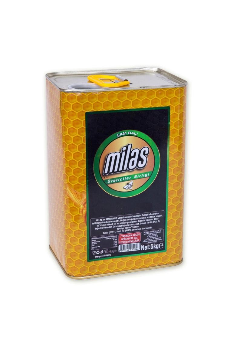 Süzme Çam Balı 5kg Teneke 2.sağım (TANITIM AMAÇLI)