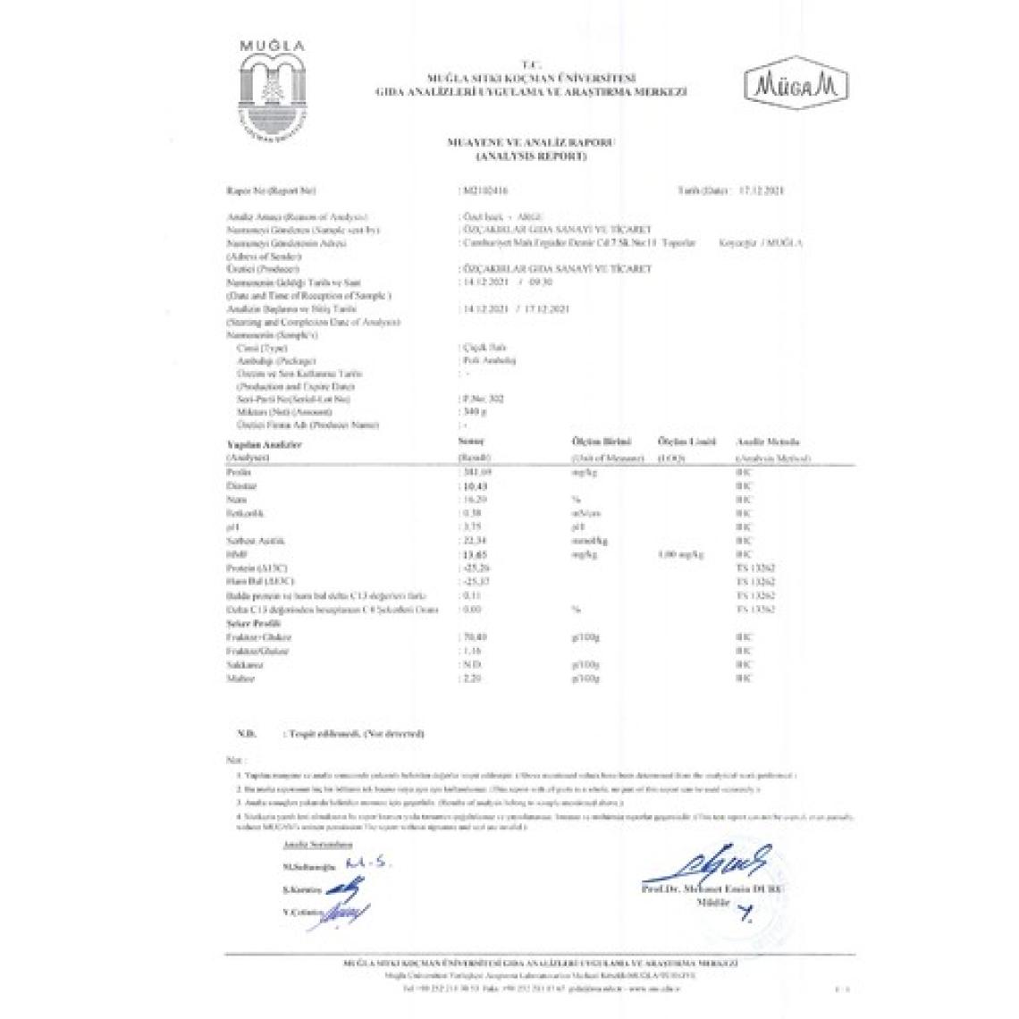 Köyceğiz Balı Çiçek Balı 4850 G Teneke
