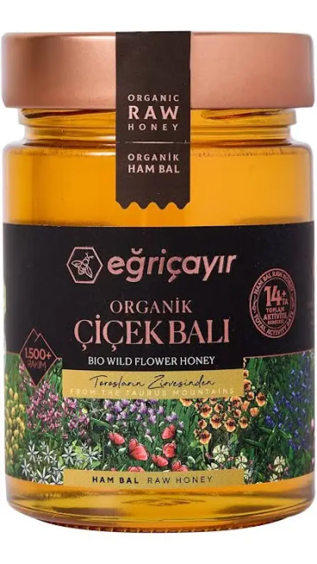 Eğriçayır Organik Çiçek Balı TA14+ 450g