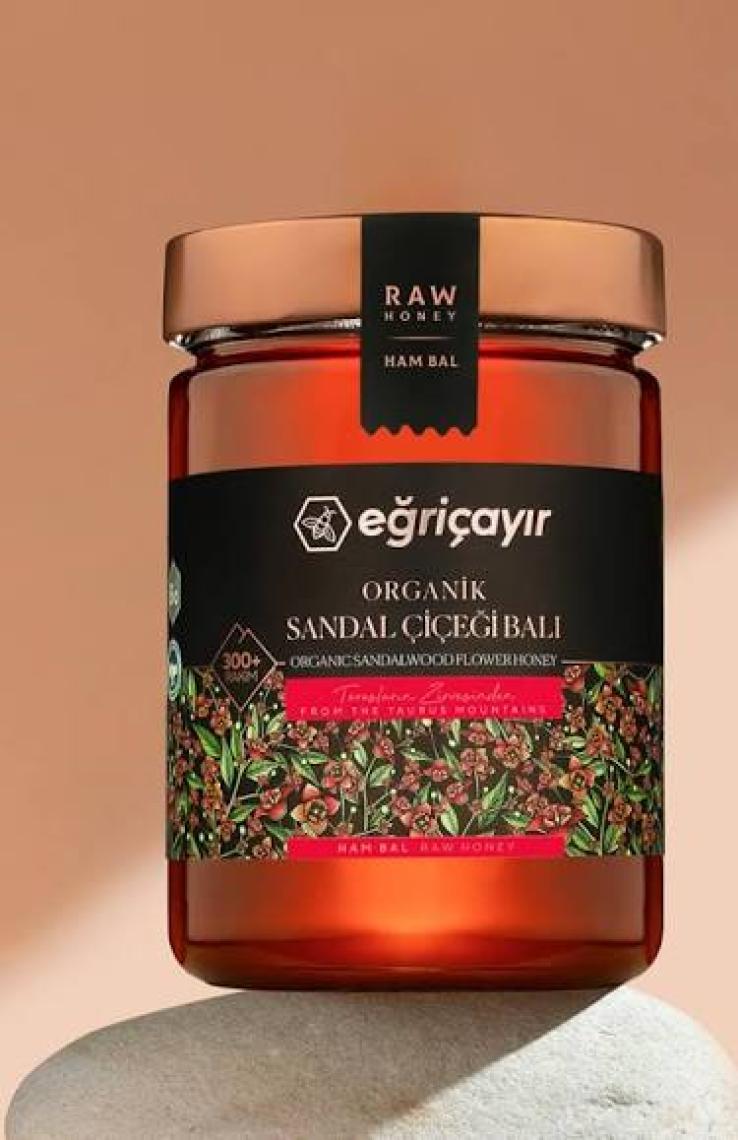 Eğriçayır Organik Sandal Çiçeği Balı  850 gr