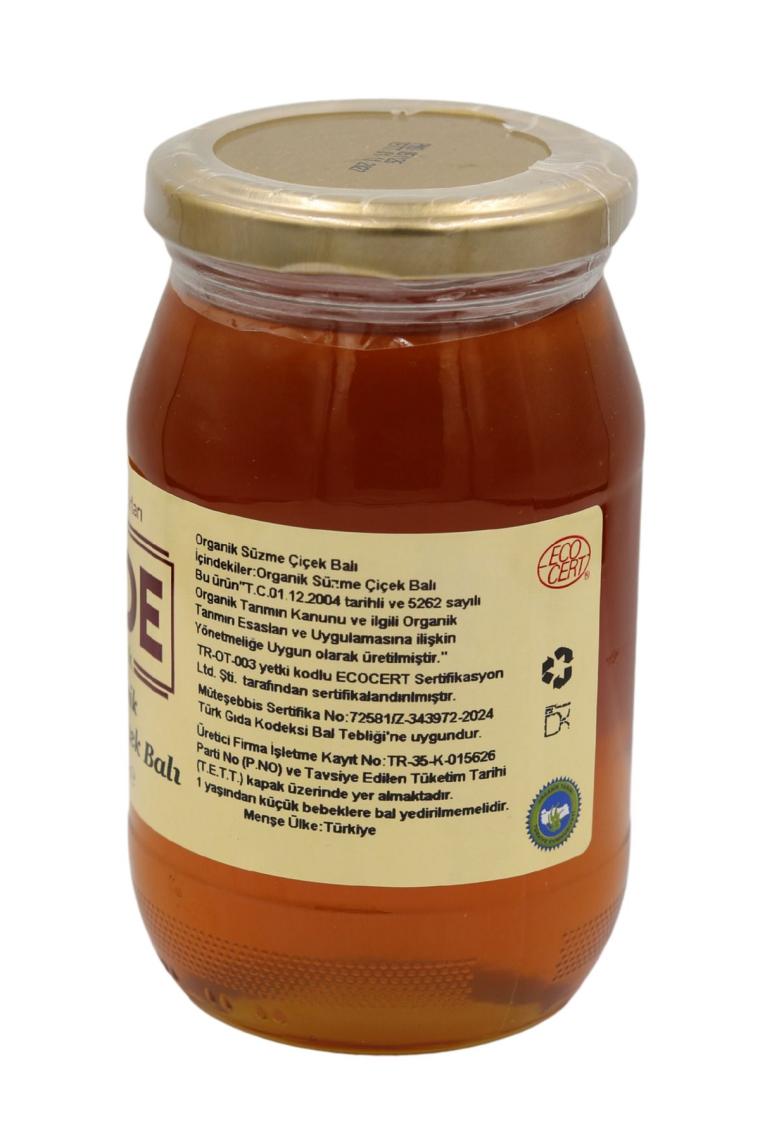 Organik Süzme Çiçek Balı 460 gr