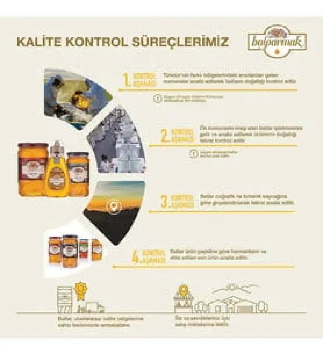 Balparmak Yayla Ve Ova Süzme Çiçek Balı 850 Gr