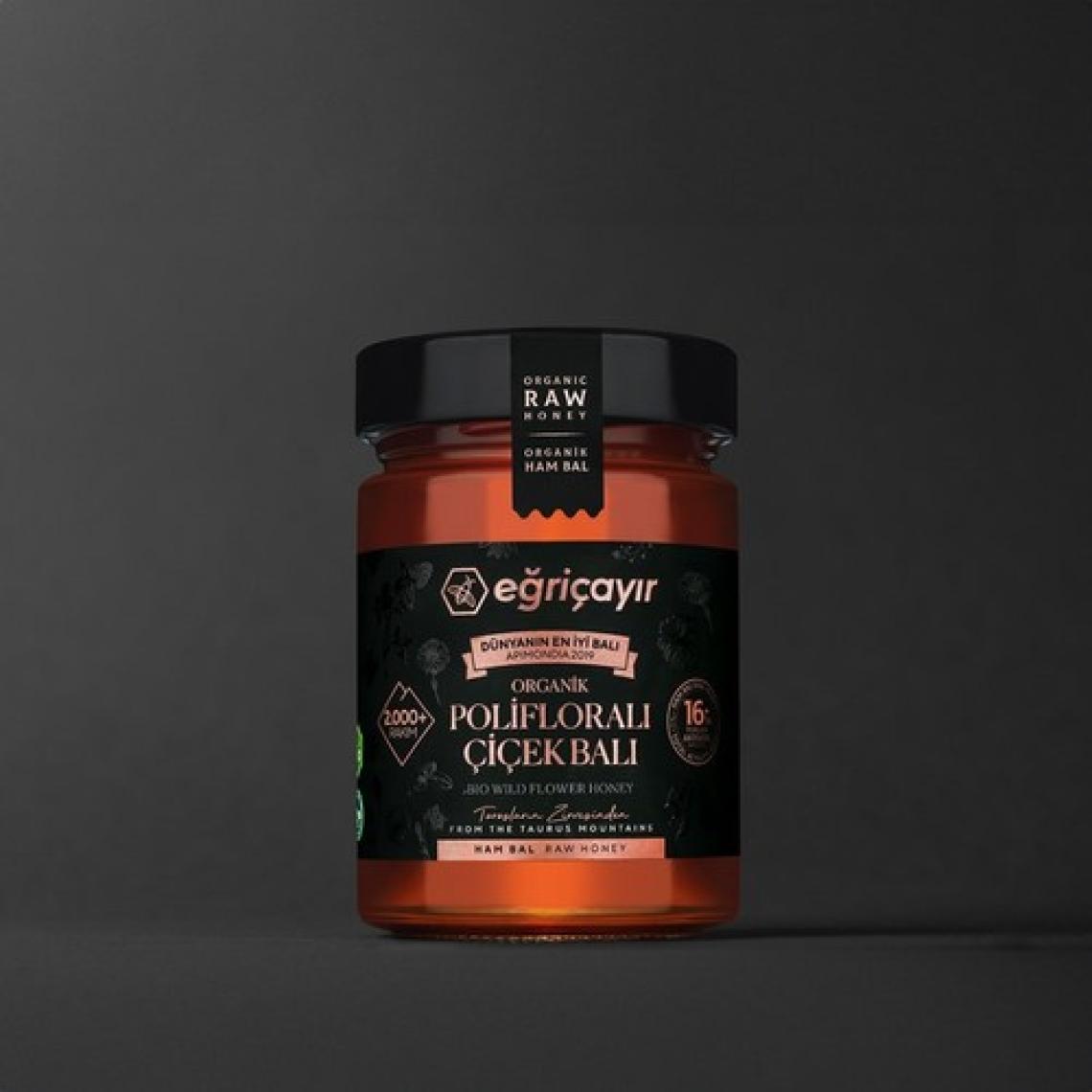 Eğriçayır Polifloralı 450 gr Organik Çiçek Balı