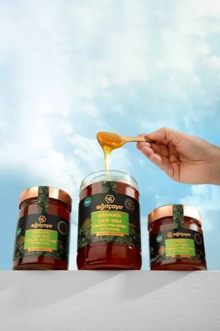 Eğriçayır Organik Çam Balı TA15+ 850g