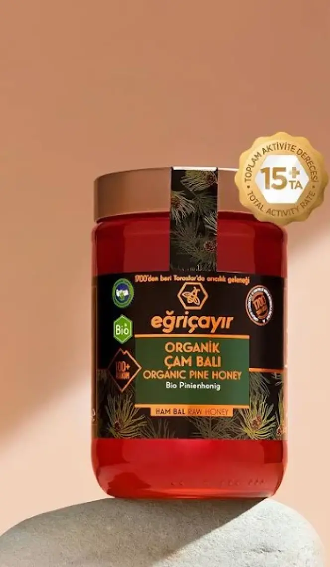 Eğriçayır Organik Çam Balı TA15+ 850g