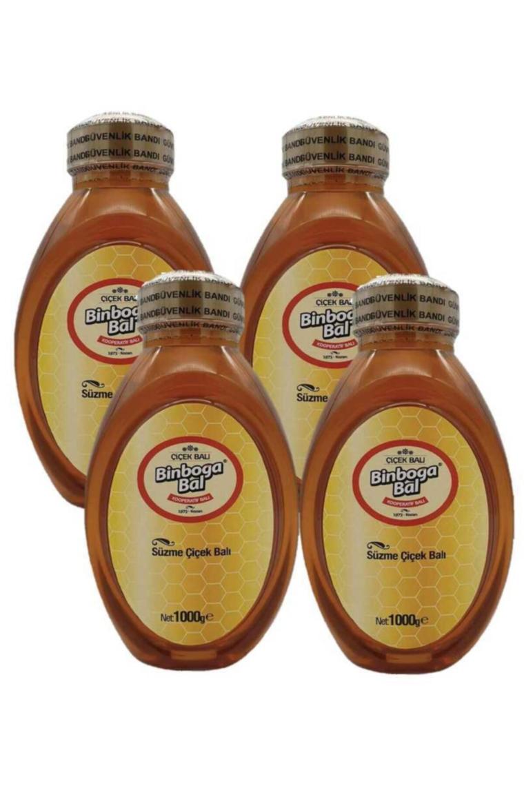 Binboğa 1 kg Süzme Çiçek Balı