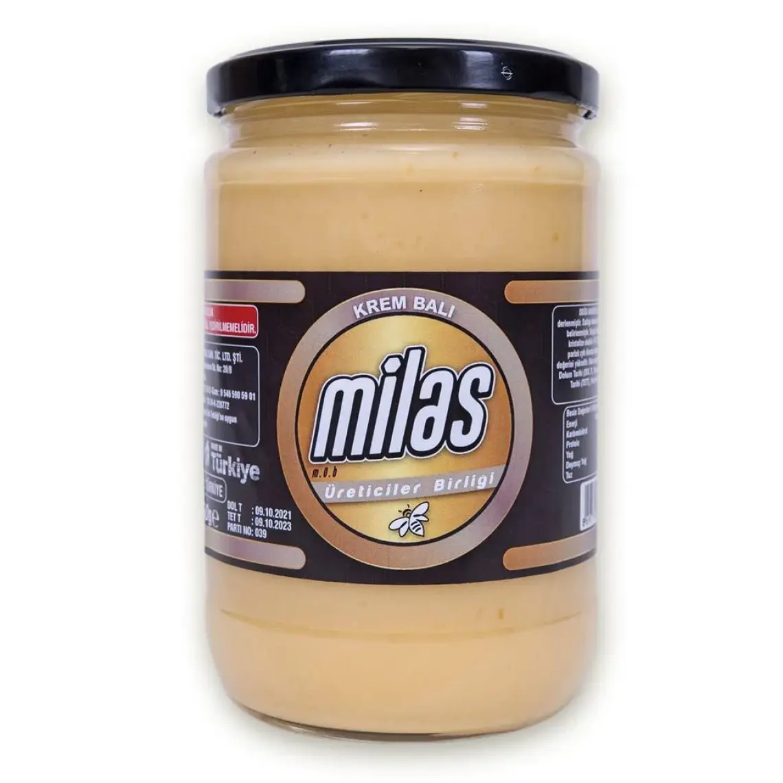 Milas Üreticiler Birliği Krem Bal 850 gr