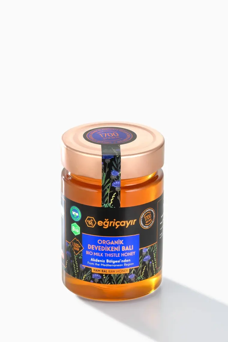 Eğriçayır Organik Devedikeni Balı 450g
