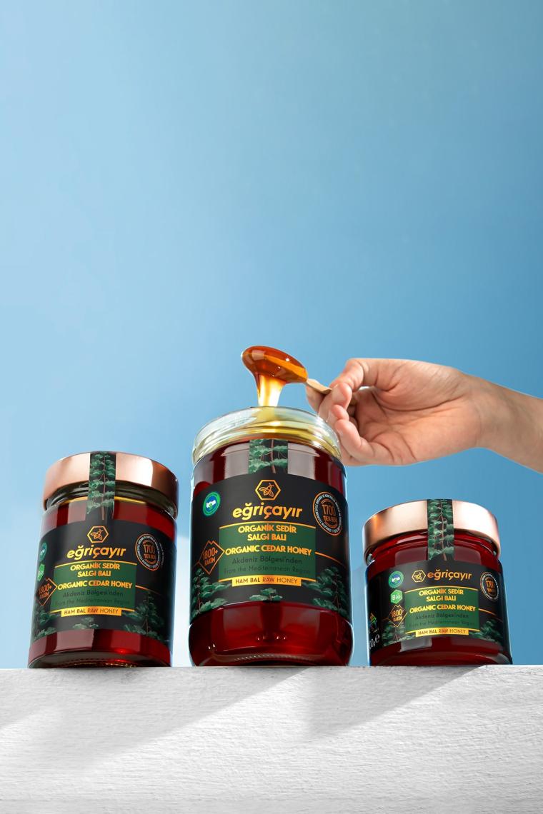 Eğriçayır Organik 850 gr Sedir Balı