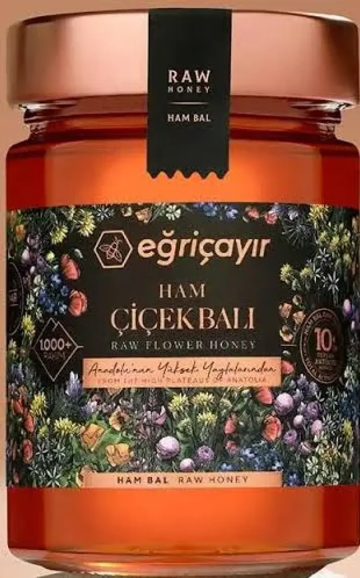 Eğriçayır Ham Çiçek Balı TA10+ 850G (Doğal, Hakiki)