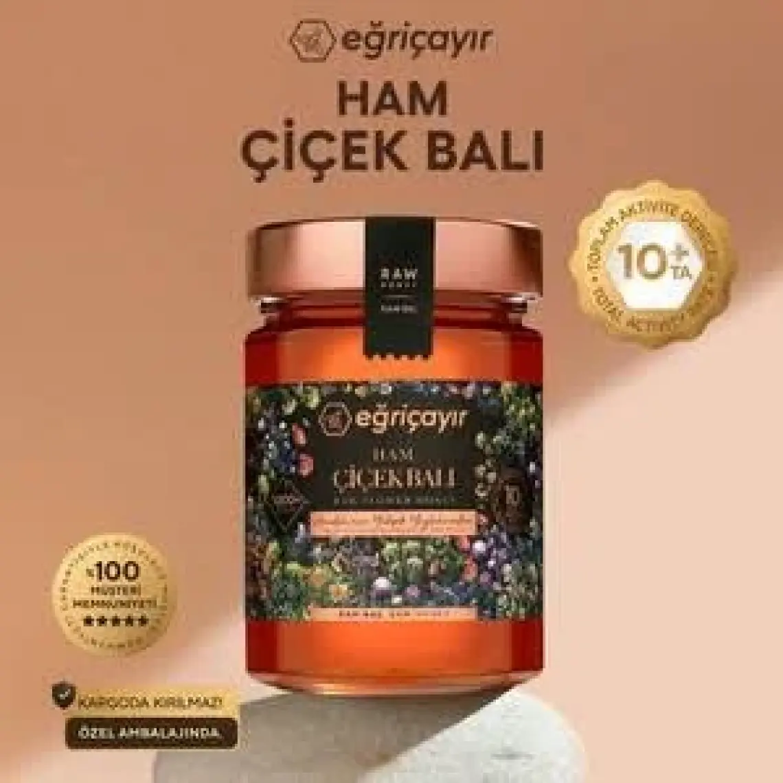 Eğriçayır Ham Çiçek Balı TA10+ 850G (Doğal, Hakiki)
