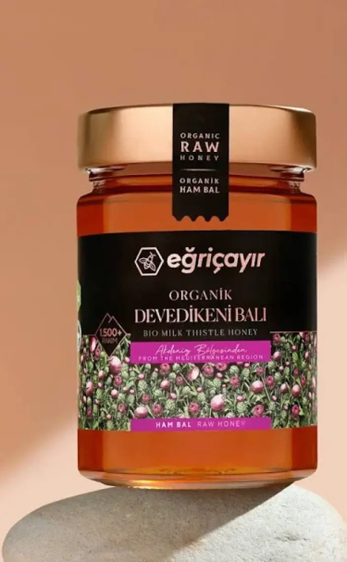 Eğriçayır Organik Devedikeni Balı 850 gr