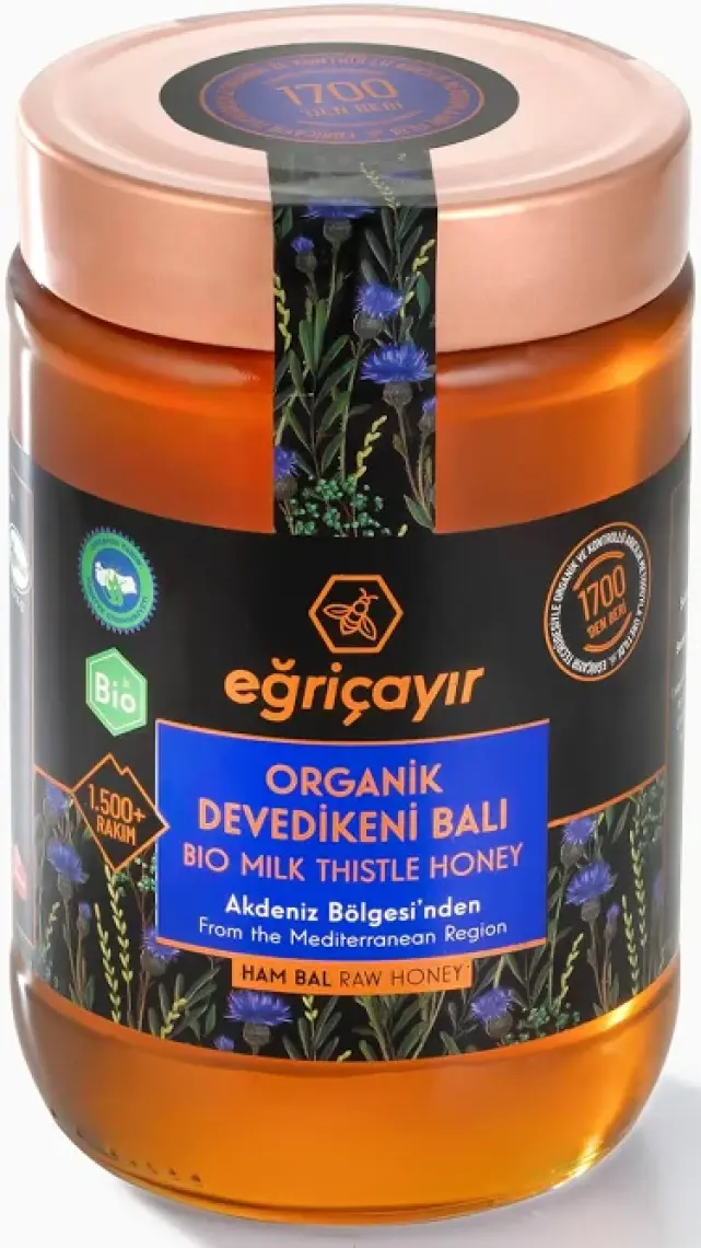 Eğriçayır Organik Devedikeni Balı 850 gr