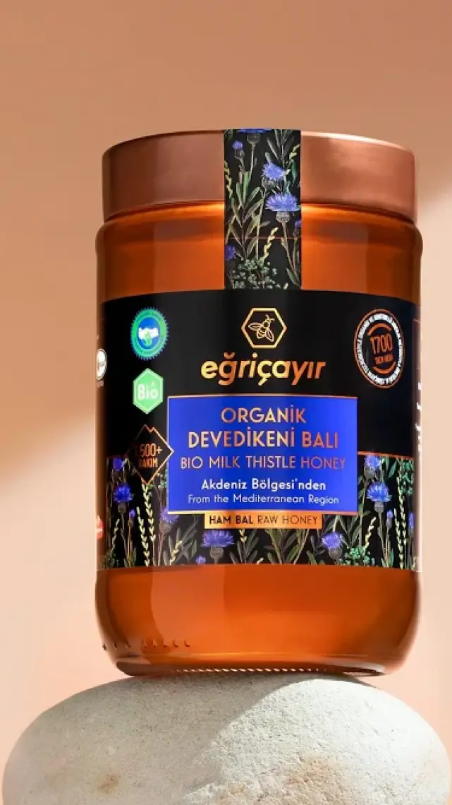 Eğriçayır Organik Devedikeni Balı 850 gr