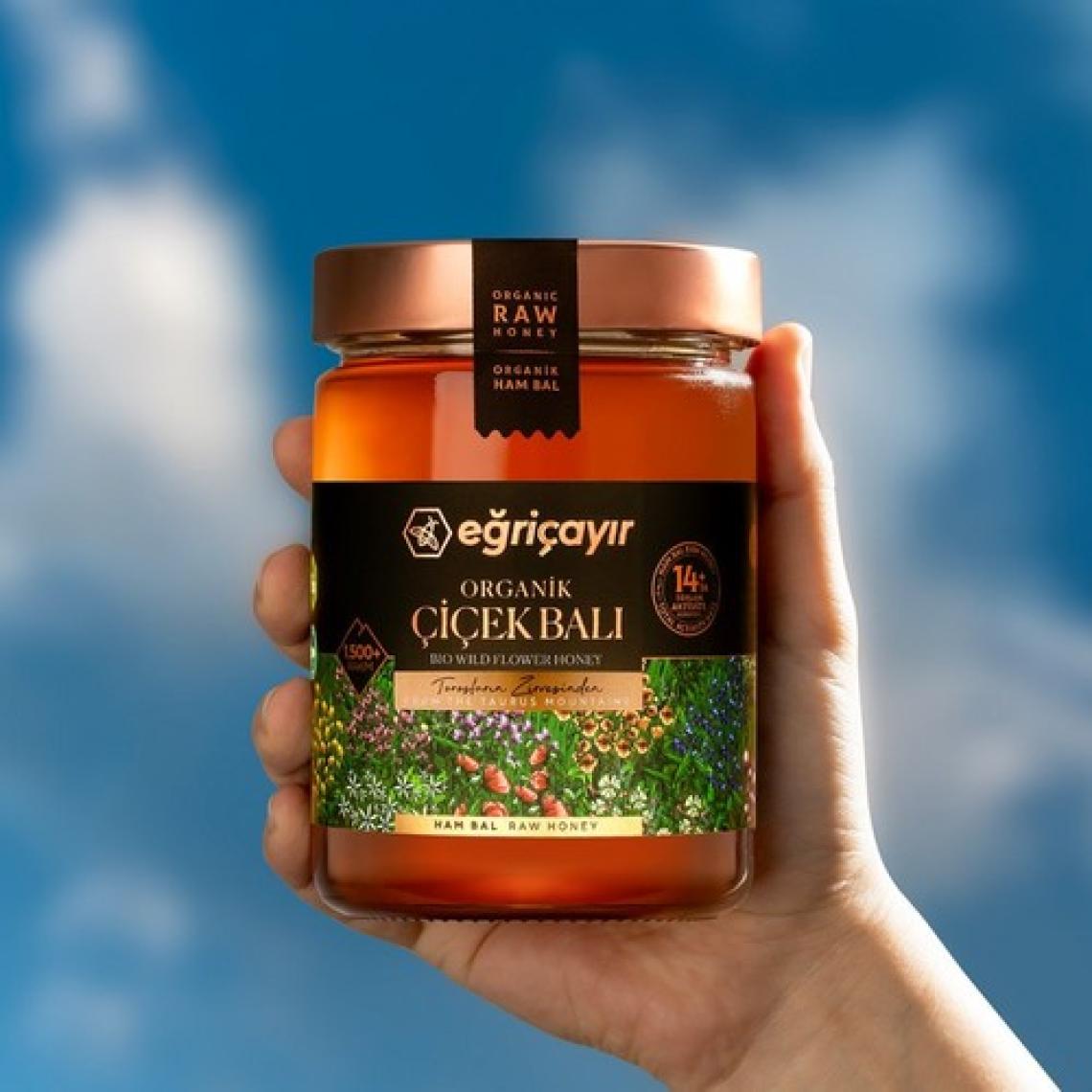 Eğriçayır Organik Çiçek Balı 850g