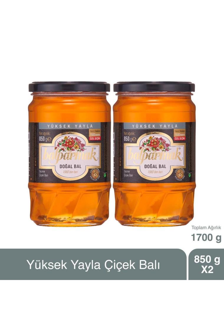 Yüksek Yayla Çiçek Balı (Özel Seçim) 850 g x 2 Adet