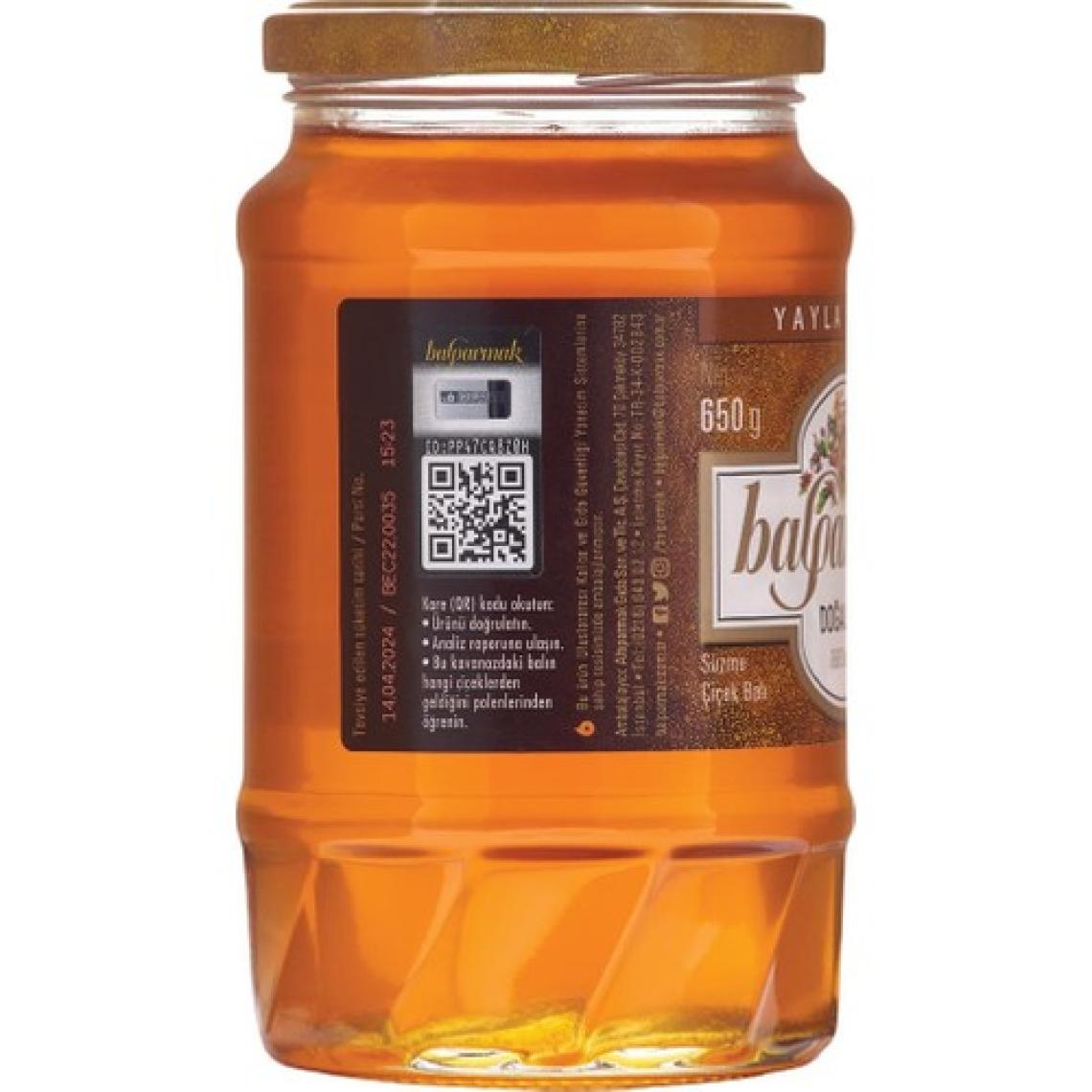 Balparmak Yayla ve Ova Süzme Çiçek Balı 650 gr