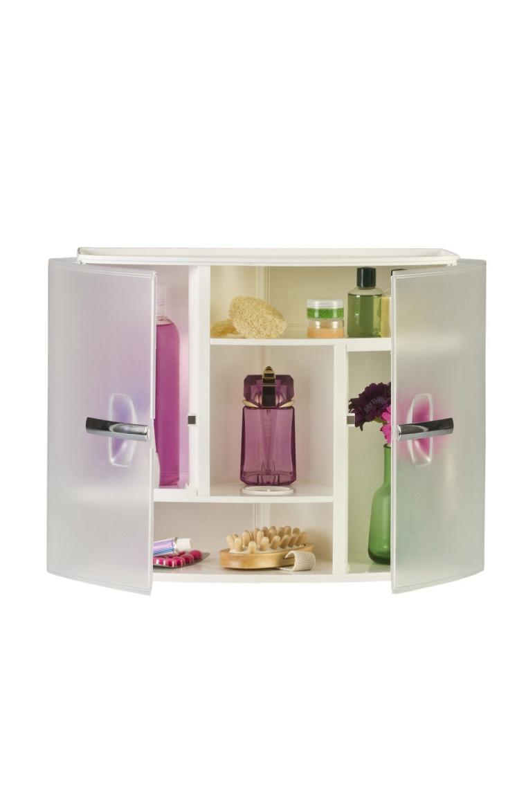 Primanova M-09416 Şeffaf Naturel Banyo Ecza Dolabı