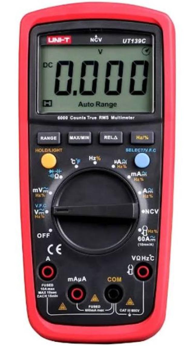 Uni-T Ut139c True Rms Dijital Multimetre Ac-Dc