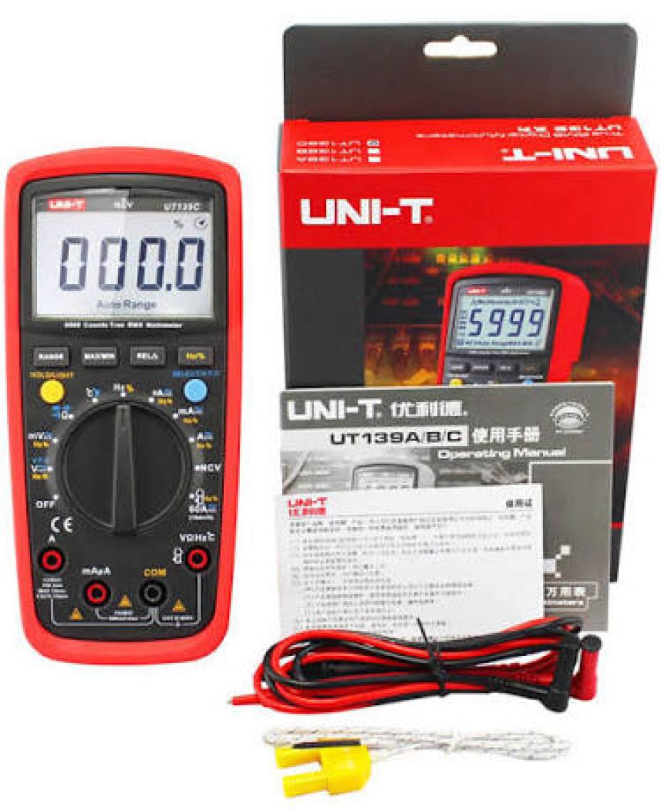 Uni-T Ut139c True Rms Dijital Multimetre Ac-Dc