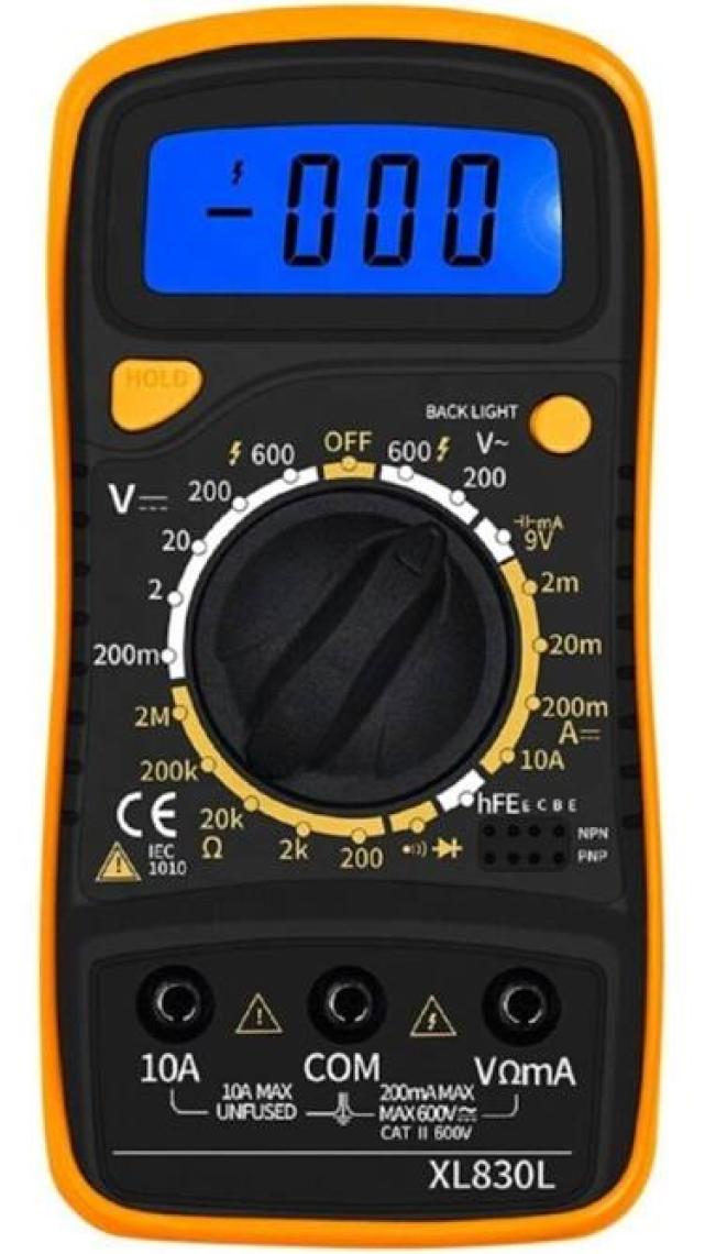 Solinpatech XL830L Dijital Ölçü Aleti Multimetre Avometre Voltmetre