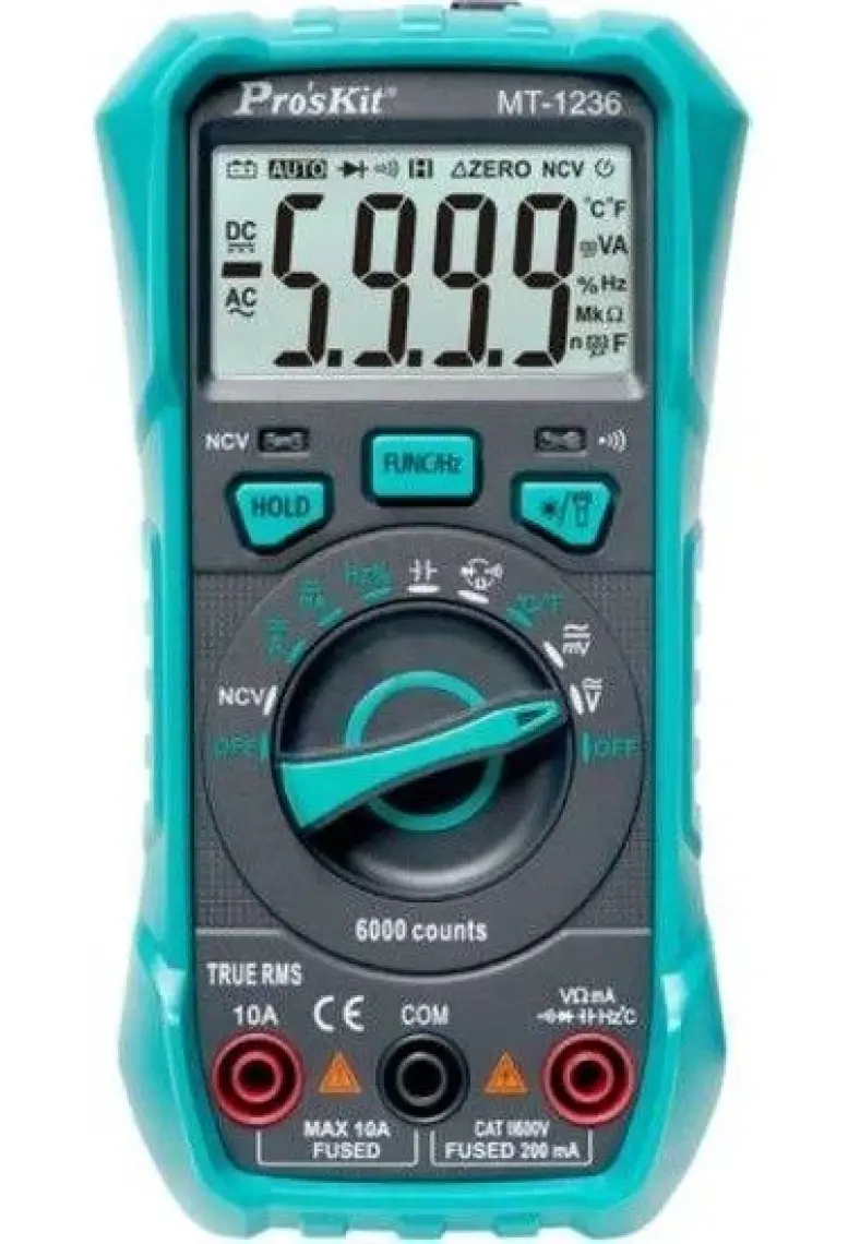 Pro's Kit Mt-1236 Dijital Multimetre Ölçü Aleti