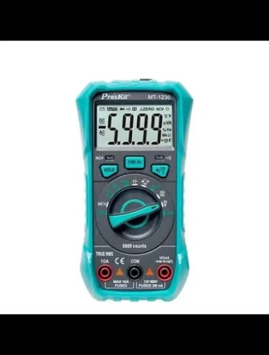 Pro's Kit Mt-1236 Dijital Multimetre Ölçü Aleti