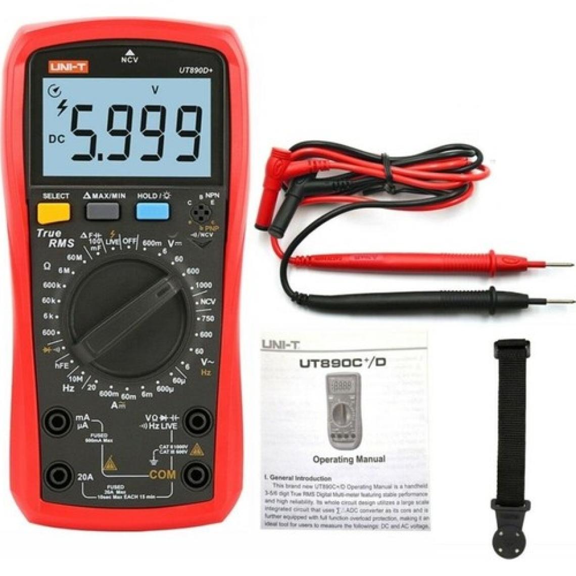 Unıt Ut 890D+ True-Rms Dijital Multimetre