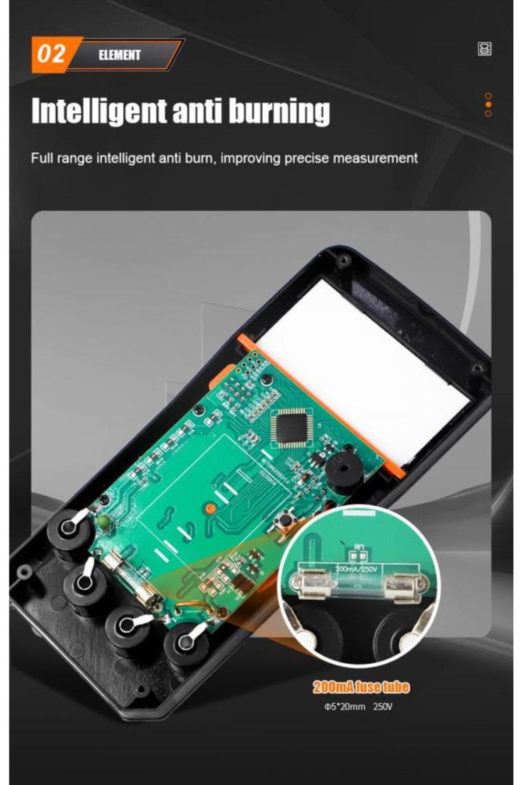 Wellhise VC9205D Mini Ölçü Aleti Multimetre Avometre