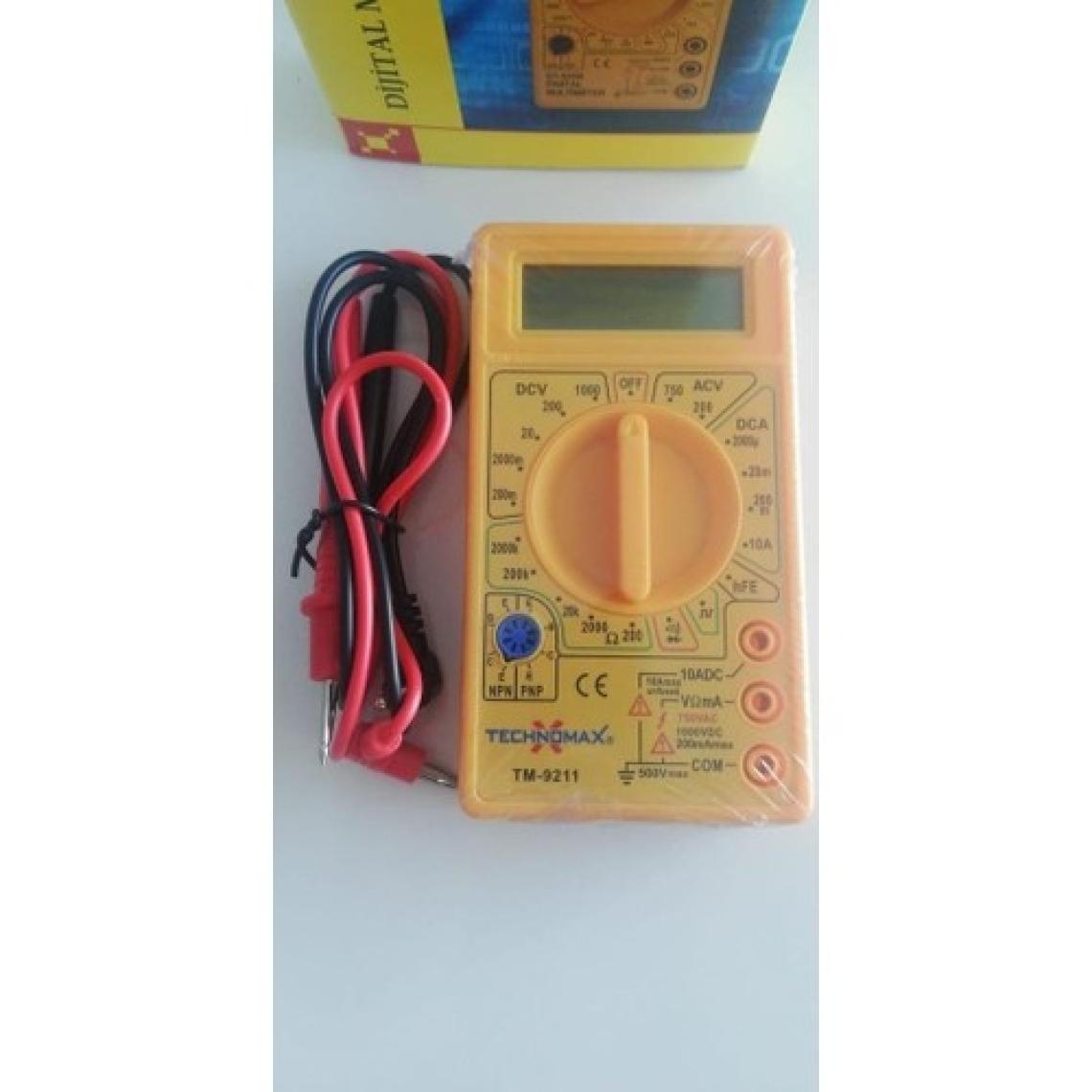 Technomax Ölçü Aleti Multimetre Ampermetre Test Cihazı TM-9211