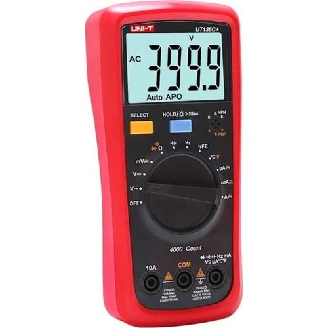 Uni-T Ut 136C+ Dijital Multimetre Ölçü Aleti