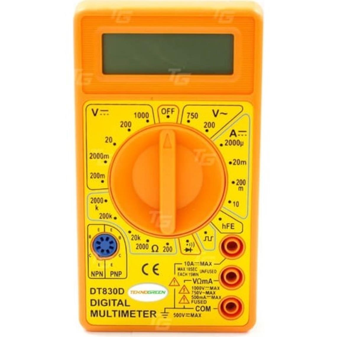 Teknogreen Dt-830D Dijital Multimetre