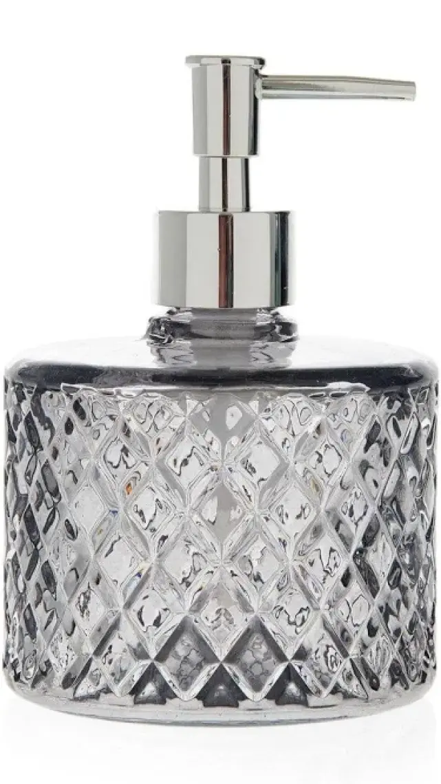 Ang Design Kristal Cam Sıvı Sabunluk - Füme