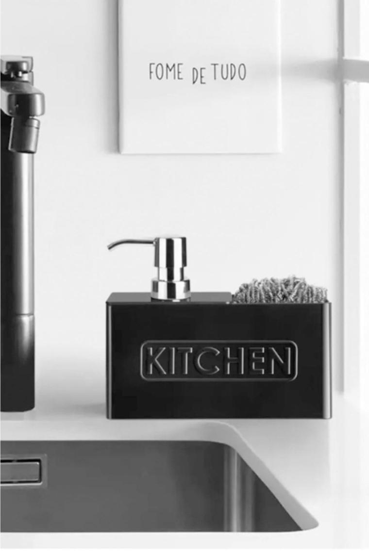 Kitchen Mutfak Sıvı Sabunluk - Siyah