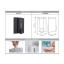 S2b Sıvı Sabun Dispenseri 500 ml (SİYAH)