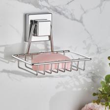 Orsa Home 605  Kare Yapışkanlı Sabunluk Krom