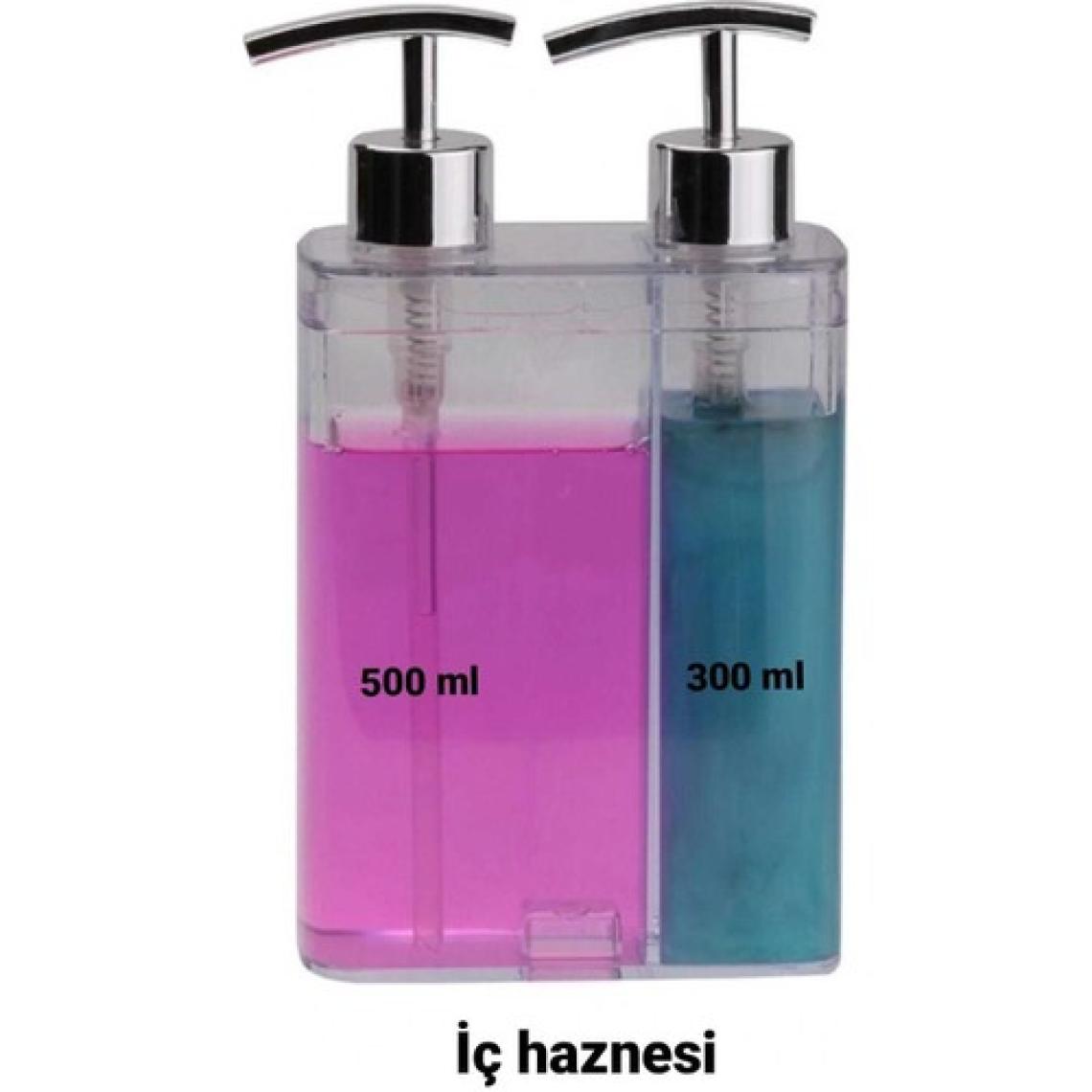 BEYAZ SÜNGER HAZNELİ MUTFAK SIVI SABUNLUK (300 ml)  ve BULAŞIK DETERJANLIK (500 ml)