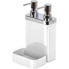 BEYAZ SÜNGER HAZNELİ MUTFAK SIVI SABUNLUK (300 ml)  ve BULAŞIK DETERJANLIK (500 ml)