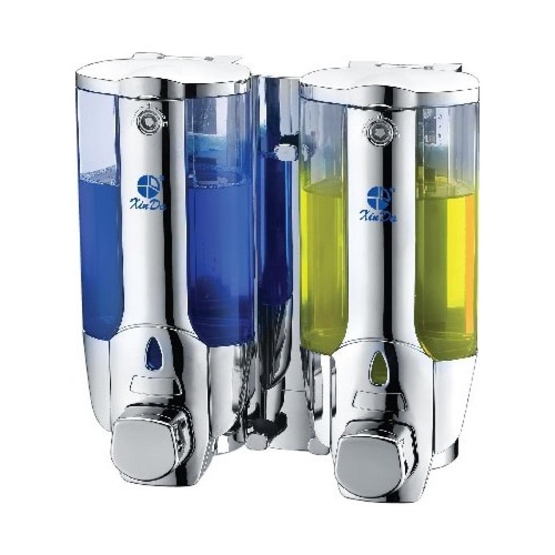Xinda Sıvı Sabun ve Şampuan Dispenseri 2' Li Krom 380 ml ZYQ138SK